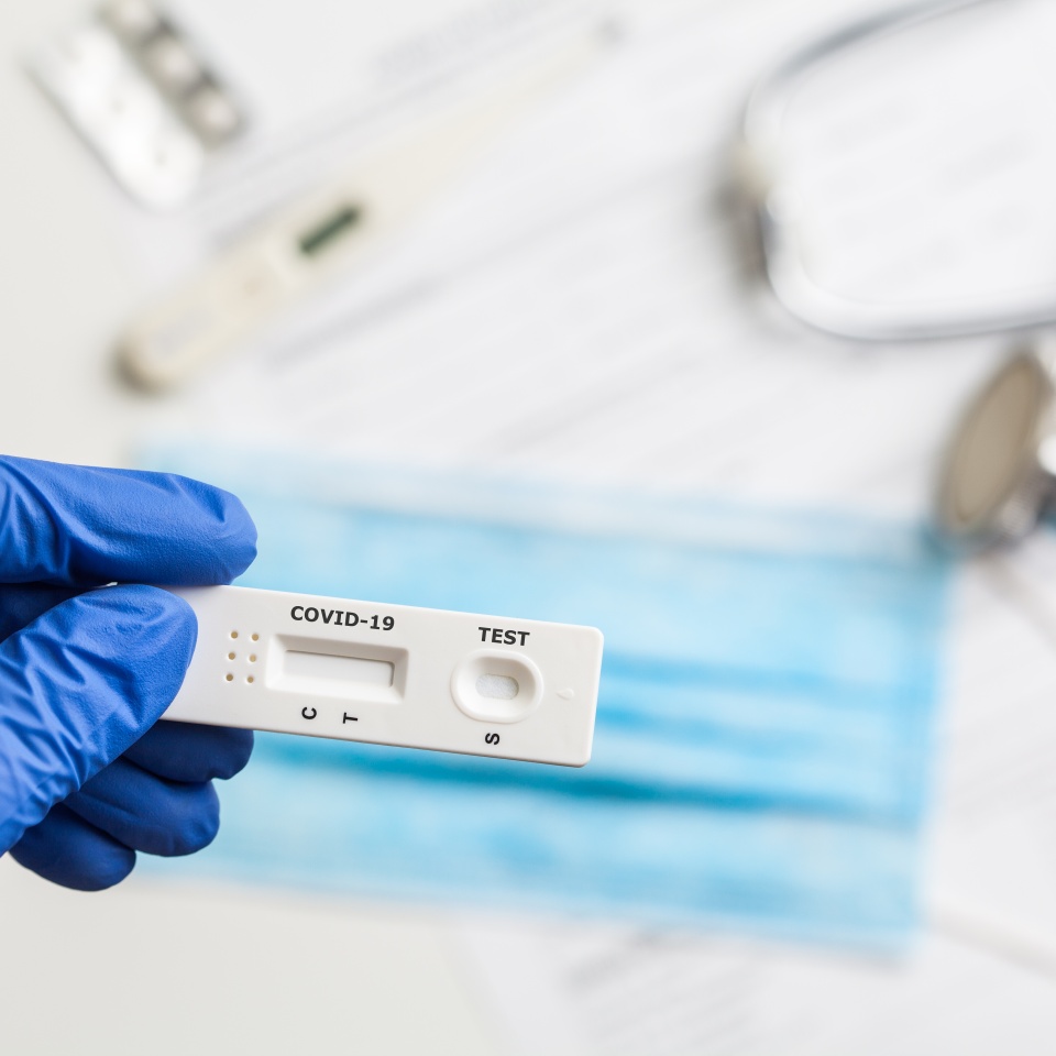 COVID-19 virus disease healthcare check,Coronavirus global pandemic outbreak crisis,Rapid Strep Test RST kit,Quick Antigen Detection Testing RADT,NHS patient fast antibody specimen serology analysis