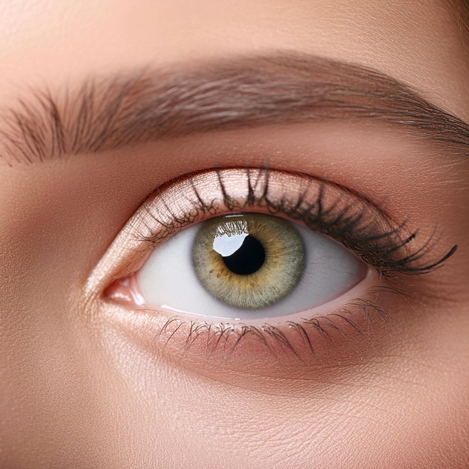A Closed-Up Shot of Beautiful Eyes
